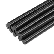 Mini Hot Glue Gun Sticks 7.5-inch x 0.44-inch for Glue Guns, Black 10pcs