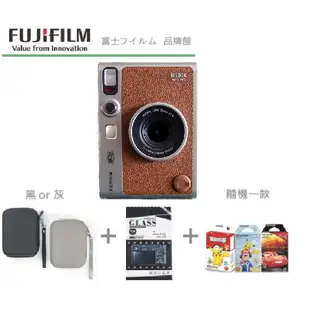 FUJIFILM 富士 instax mini Evo 拍立得 黑色/棕色 公司貨