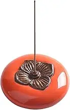 ChorZhow Incense Holder Orange Persimmon Tray for Incense Stick Set for Office Yoga and Livingroom Decorate Home 1Pc (1)