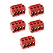5 PCS Bulk Deal 6609 Terminal Bar Connector 4Pin Red AquaLink for Jandy