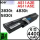 Acer電池 宏碁電池 aspire AS Timeline 3830t 4830t 5830t as3830TG 4830TG 5830TG AS11A3E AS11A5E 3ICR19/66-2