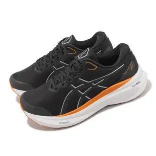 Asics 慢跑鞋 Gel-Kayano 30 Lite-Show 夜光系列 黑橘 亞瑟士 女鞋 1012B576001