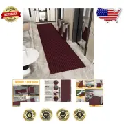 Durable 2'7" x 40' Hallway Runner Rug - Non-Slip & Lightweight for High Traffic