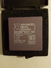 AMD 100 MHz 8KB 33 MHz Socket PGA168 CPU A80486DX4-100SV8T