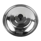 Universal Stainless Steel Wok Lid Efficient Heat Distribution for Even Cooking