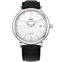 在飛比找PChome24h購物優惠-IWC 萬國 Portofino 柏濤菲諾系列經典白面機械腕