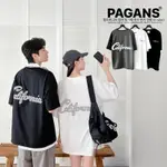 【PAGANS STORE】韓國 CALIFORNIA 加州 草寫 英文 刺繡 反光 短袖 短TEE (3 COLOR)