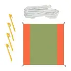 1 Set Waterproof Blanket Multi-color Heat-proof Convenient Sandproof Beach