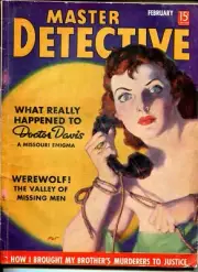 MAG: Master Detective 2/1938-vivid Dalton Stevens cover-violent crime-pulp th...