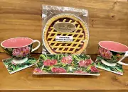 Tea For 2 Gift Hamper English Rose, High Tea Gift Idea Fast Dispatch Xmas Gift