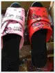 小花花日本精品♥ Hello Kitty 室內拖鞋 皮拖鞋 防滑拖鞋 拖鞋 粉色貓臉桃色點點78943001