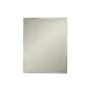 JENSEN Bathroom Medicine Cabinet Surface-Mount w/ Beveled Edge Mirror White