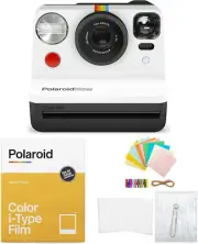 Originals Now I-Type Instant Film Camera (Black and White) Bundle with Color Ins