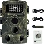PR3000 36MP 1080P Night P Video Taking Trail Camera Multi-Function Huntings Animal Observation House ing Camera IP54 with 34 Infrared Lights Camera