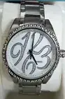 Fossil Carissa Dress Quartz 58 Crystals Stainless Steel Ladies Watch BQ1094