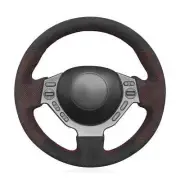 Mesh Alcantara Leather Steering Wheel Cover for Nissan GTR GT-R (Nismo) 2008-16