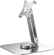 TAFTIWEXN Monitor Arm Ergonomic Stand Aluminum Alloy Stand Protable Monitor Table Bracket Adjustable 360 Rotation M4 Screw Base Strong Adjustable Laptop Riser