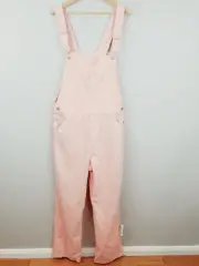 ASOS DESIGN Mens Size S Baggy Denim Dungarees Overalls in Pink NEW + TAGS