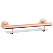 evekare Rose Gold Bath Shelf Grab Rail