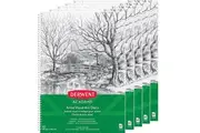 Derwent Academy Visual Art Diary Portrait Book 80 Pages A3 5 Pack