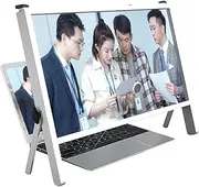 Blue Light Screen Protector Laptop Stands Computer Screen Reading Amplifier 4X Extender Relieve Eye