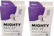 LOT OF 2!!! Hero Cosmetics Mighty Acne Patch Micropoint - 8 patches EXP 06/26