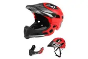 Kids Detachable Full Face Helmet Sports Helmet for Cycling Skateboarding Roller Skating