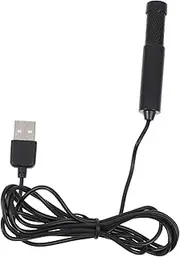FONDOTIN 1Pc Portable Microphone for Computer Lightweight Mini Mic for Meetings Live Streaming and Voice Chat Voice Amplifier Black Color for Various Activities