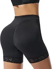 [KEOYA] Womens High Waisted Tummy Control Shapewear Shorts Butt Lifting Padded Body Shaper Shorts Booty Enhancer Panties