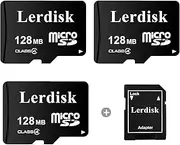 Factory Wholesale Micro SD Card 128MB (0.128GB) Pack of 3 in Bulk Low Capacity for MP3/Old Phones/Small Files Only -Not for Cameras/Dashcams/GB Devices