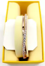 Swarovski Diamond Crystal Gold Pated Bracelet - Brand New With Box