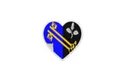Patch badge print flag country heart uk county surrey