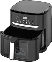 Healthy Choice 1700W 10L Digital Air Fryer – Large Capacity, Viewing Window, Adjustable Temperature & Timer, Multifunctional for Frying, Baking, Roasting, and Grilling, Easy to Clean