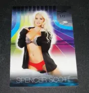 2017 Benchwarmer SPENCER SCOTT Dreamgirls #77 Black Foil #1/1 PLAYBOY Playmate