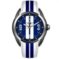 在飛比找Yahoo奇摩購物中心優惠-MINI Swiss Watches 石英錶 38mm 藍底