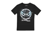 Spider-Man Childrens/Kids Glitch T-Shirt (Black) - UTTV2526