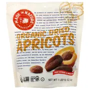 Made in Nature, Organic Dried Apricots, Tree-Ripened & Unsulfured, 1 lb (454 g)