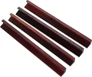 Traditional Chinese Mahjong Tiles Set 4pcs Mahjong Racks Pushers American Arrangement Wood Material