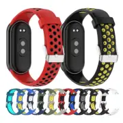 Sport Silicone Strap for MI Band 9/8NFC Smart Watch Wristwatch Band Bracelet