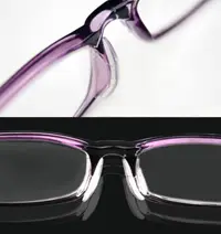 在飛比找PChome24h購物優惠-透明防滑矽膠增高鼻墊/眼鏡防滑鼻墊 X 3付 /1.8mm 