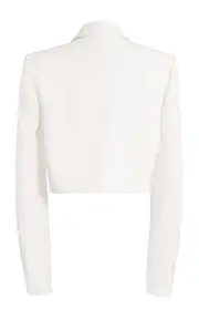 [Zuhair Murad] Eyelet Cropped Blazer