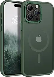 BENTOBEN Case for iPhone 14 Pro Max, Skin-Friendly Touch Slim Shockproof Phone Cover Supports Magnetic Wireless Charging, Full-Body Protective Case for iPhone 14 Pro Max 6.7 inch, Green