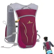Sports Hydration Backpacks 10L Multifunctional Lightweight Backpack for Hiking Cycling Running-Wine Red