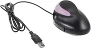 OKUMEYR USB Wired Vertical Ergonomic Mouse with Wrist Support Button for Computer and Laptop Use Enhanced Comfort and Reduced Strain for Work and Extended Sessions