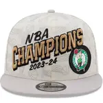 男式波士頓凱爾特人隊 NEW ERA CREAM 2024 NBA 總決賽冠軍儲物櫃房間 9FIFTY 後扣帽