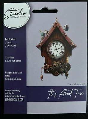 Steampunk Clock - ITS ABOUT TIME DIE SET TS0251 x IN THE STUDIO - Free download