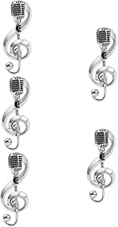 [SHERCHPRY] 2pcs Musical Note Brooch Vintage Jewelry for Backpack Retro Back Bag for Woman Hat Pin Sweater For Coworkers Collar Brooch Badge 3d Alloy Lapel Scarf Rack Miss