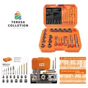 Easy Out 26 PCS Screw & Nut Extractor Set - Ideal for Rusty Bolts and Screws
