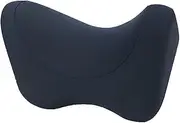 Comfortable U Shape Car Neck Pillows Headrest Cushion Support Memory Foam Cotton Auto fit for Se-at Head Car Accessories Interior Universal Pillow (Color : Apricot) (Color : Navy Blue)