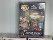 Funko POP #33 Captain America (Falcon) - Art Series - Marvel with POP Protector